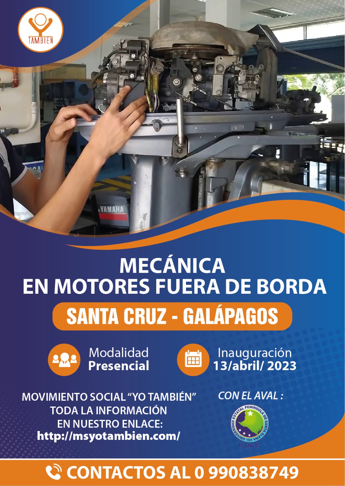 Curso de mantenimiento de motores fuera de borda – Sta. Cruz – Marzo 2023