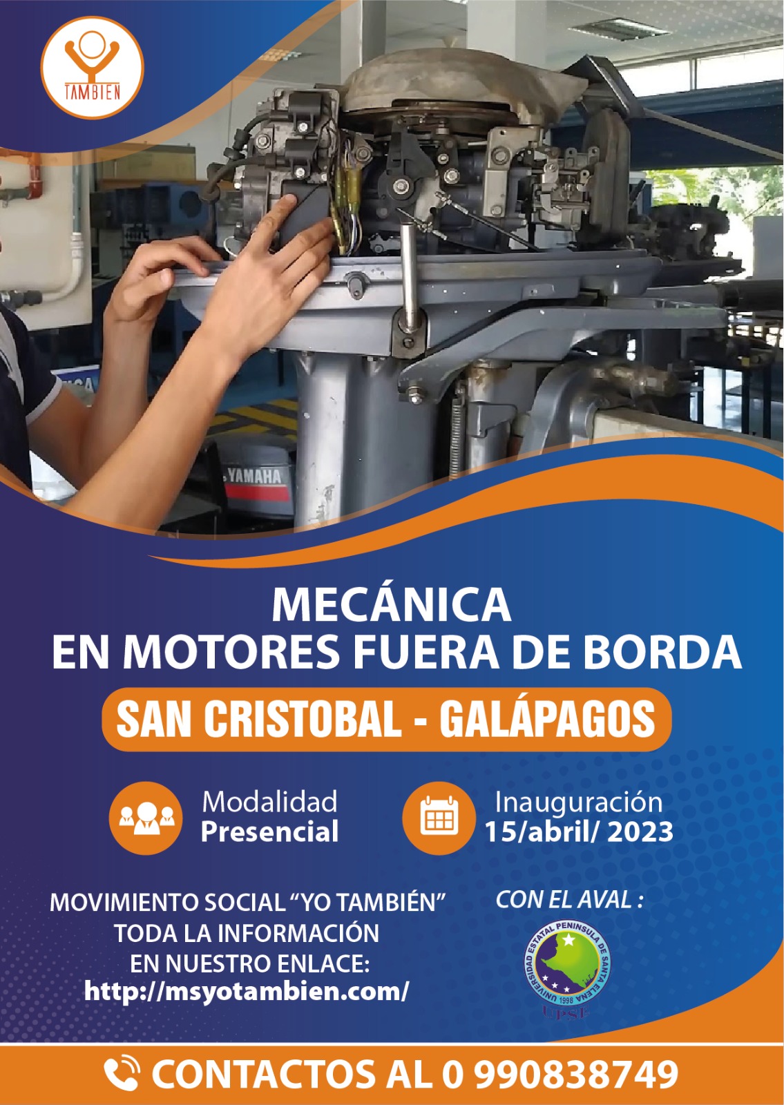 Curso de mantenimiento de motores fuera de borda – San Cristóbal – Marzo 2023